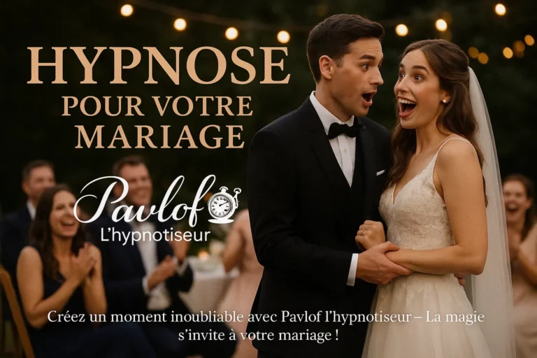 Une animation pour mariage avec Pavlof l'hypnotiseur de spectacle.