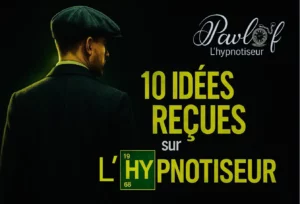 Illustration de Pavlof l'hypnotiseur en style Breaking Bad pour l'article 10 idées reçues sur l'hypnotiseur