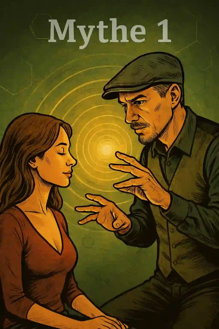 Hypnotiseur brisant le mythe selon lequel il contrôlerait l’esprit des personnes hypnotisées.