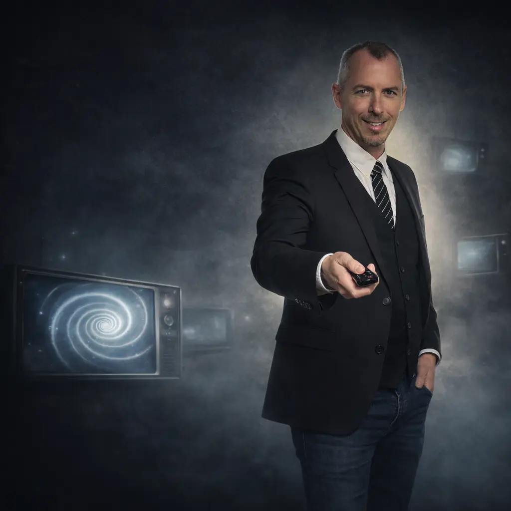 Visuel du spectacle La Télé sous hypnose de Pavlof